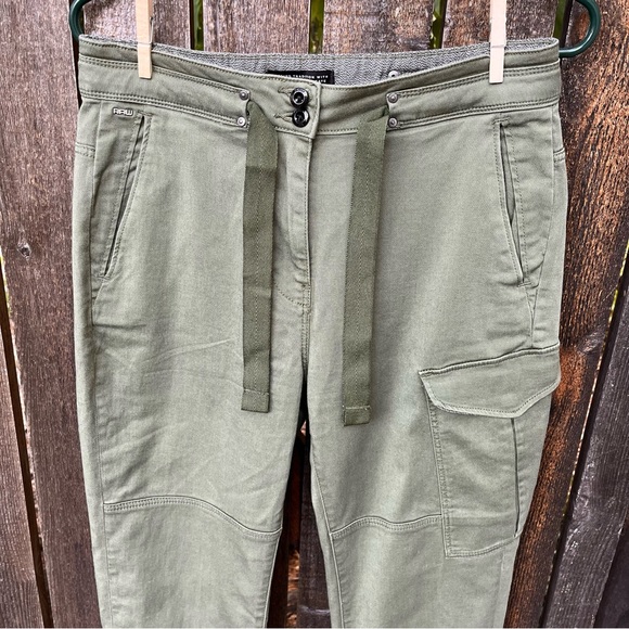 G-Star Raw Wm’s Blossite High Straight Cargo Ankle Pants In Sage Sz W29 L32 - Picture 9 of 16